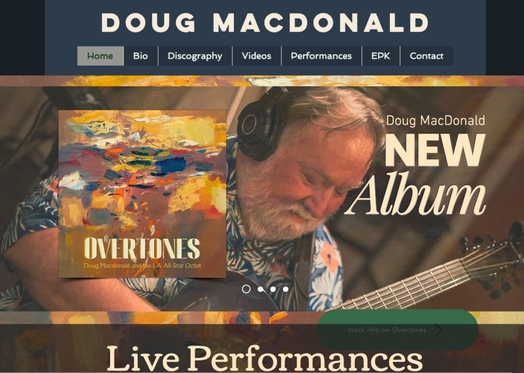 Doug McDonald Jazz Guitarist