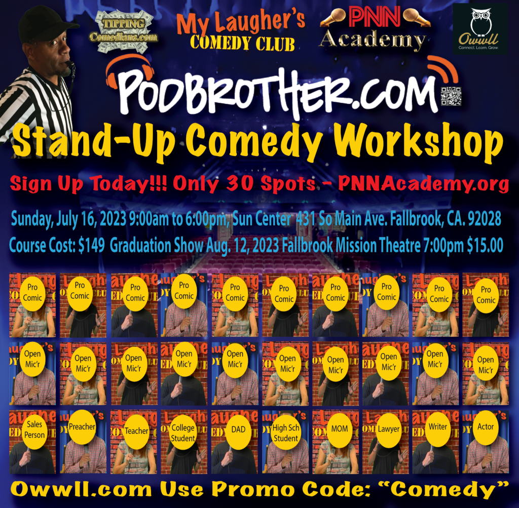PNN Academy Stand Up Comedy Workshop